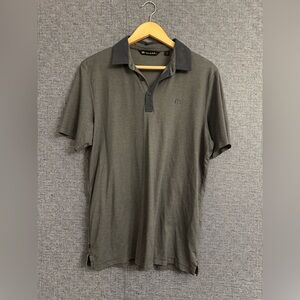 TravisMathew Navy Striped Shirt